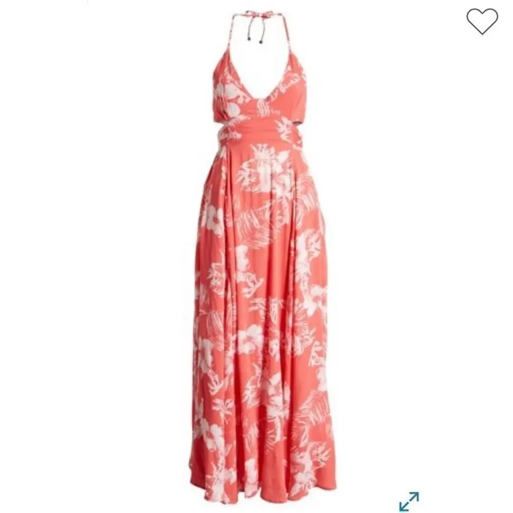 NWT Free People Lille Printed Maxi Dress